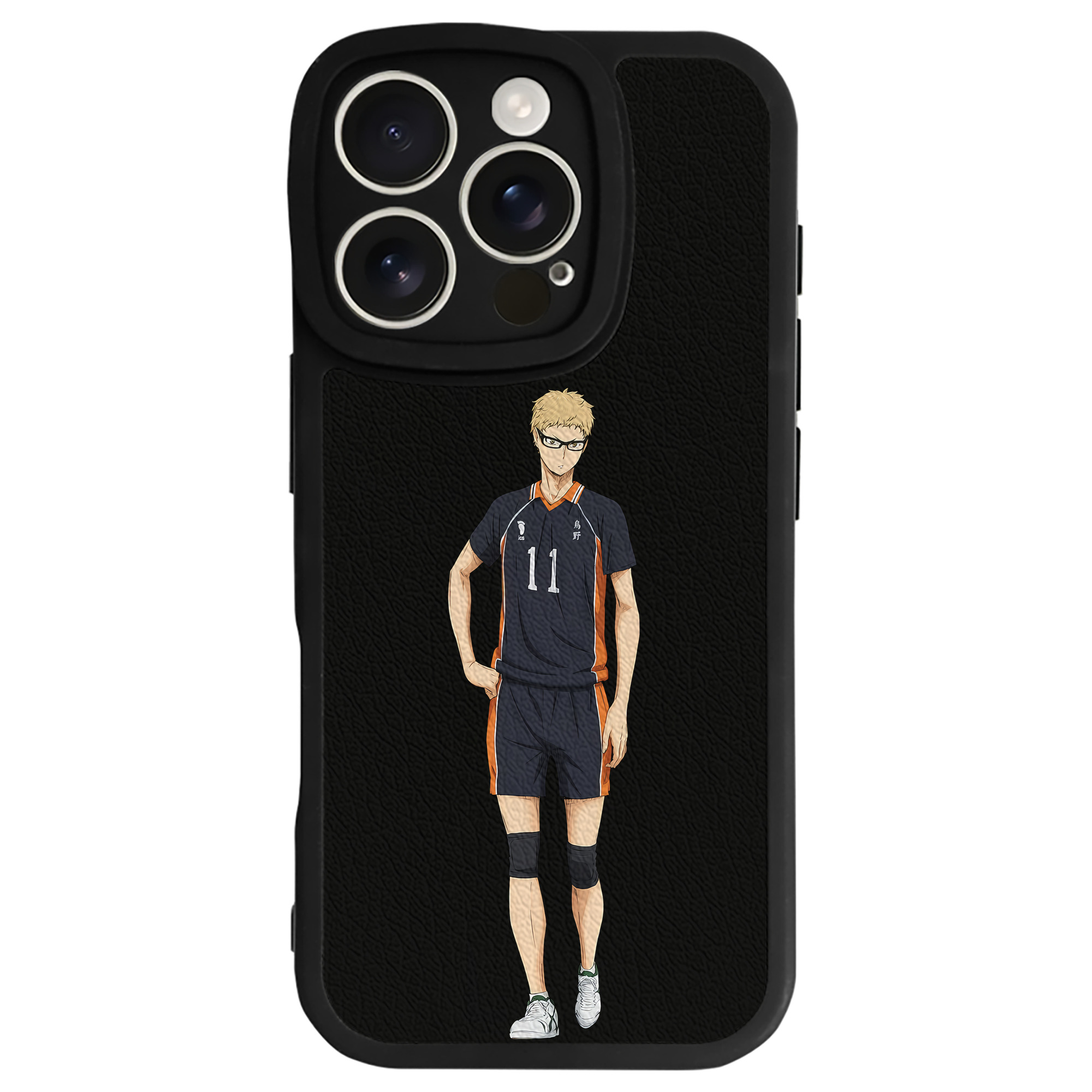 （画像用） ハイキュー!! Haikyu!! 【iPhone 16シリーズ対応】シリコンスマホケース（レザー調） 材質：シリコン